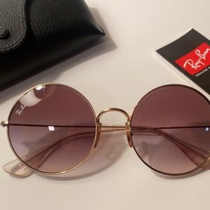 Ray-Ban Ja-Jo Sunglasses. Brown Gradient lens + Gold Frame